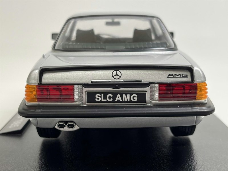 KK Scale Mercedes 500 SLC 6.0 AMG C107 1985 Silver 1:18 Scale KK Scale 180891