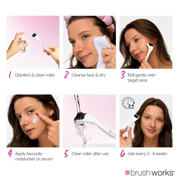 Brushworks Micro Needle Derma Roller - 0.5mm