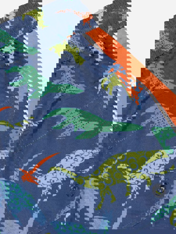 Soli Swim Boys Dinosaur Swim Shorts (UPF50+) in Navy