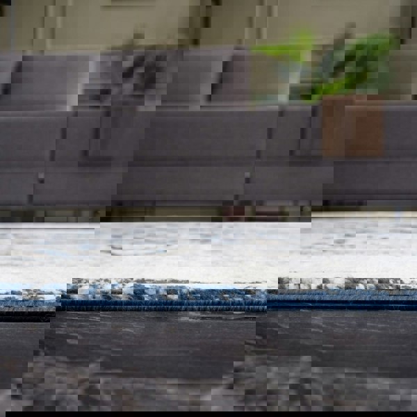 Living Room Rug Vintage Moroccan Design