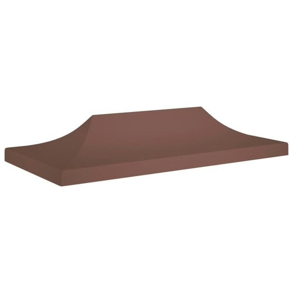 Berkfield Party Tent Roof 6x3 m Brown 270 g/m2