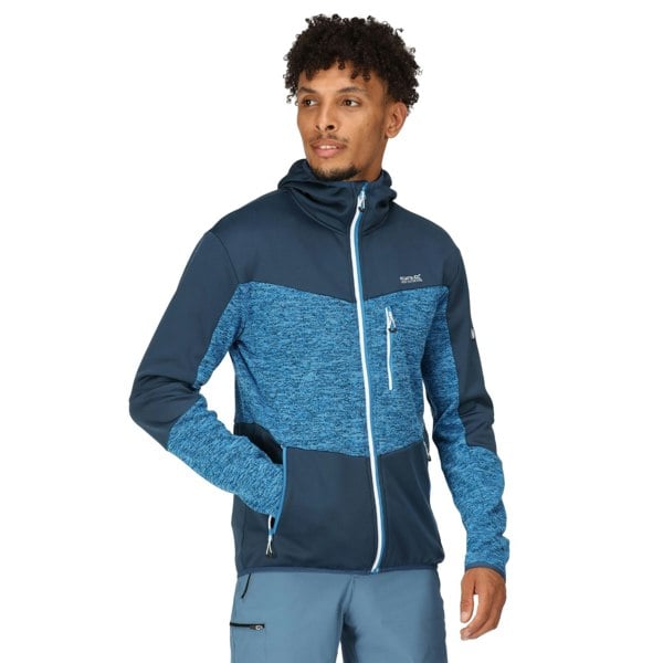 Regatta Men's Cadford V Marl Full Zip Fleece Jacket - Blue Wing