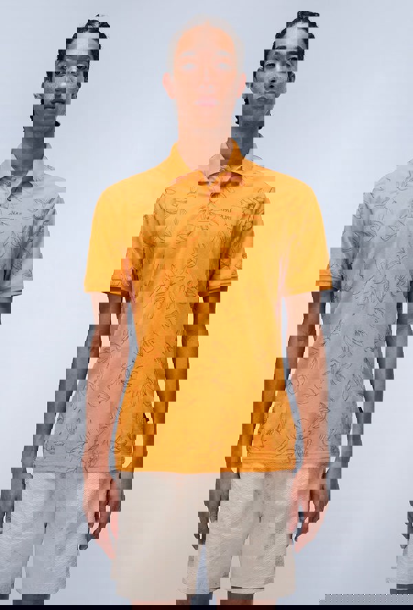 Napapijri Men's Brolio Short Sleeve Polo Shirt - Orange