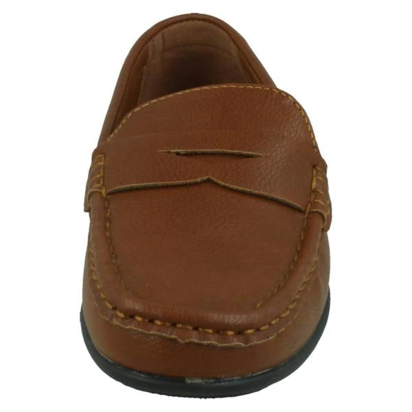 Thomas Blunt Boys Thomas Blunt Flat Slip On Smart Loafer Shoes N1155