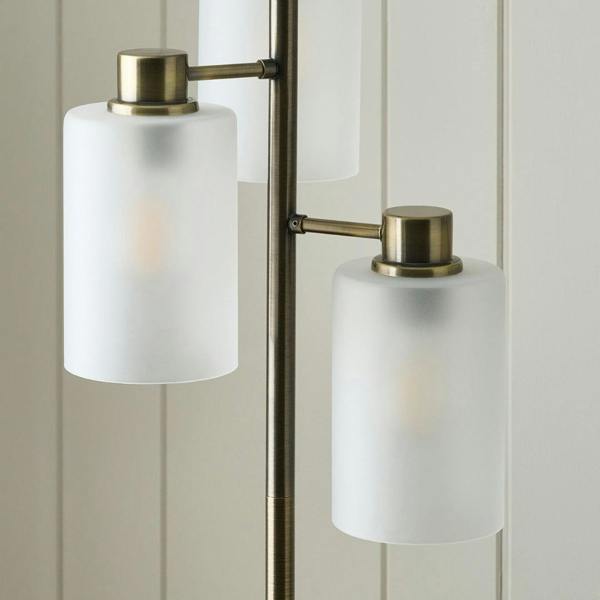 Pagazzi Lighting Kingsholm Antique Brass Floor Lamp