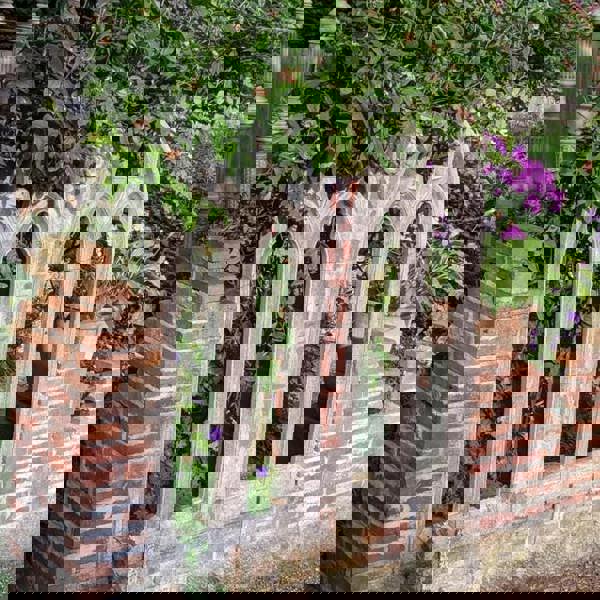 Medium Medieval Style Gothic Style Arch Garden Window