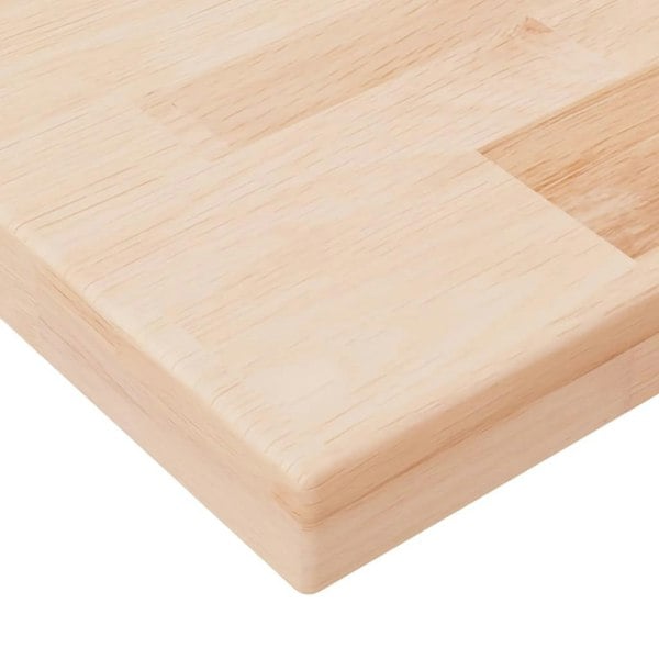 Berkfield Shelf Board 60x20x2.5 cm Untreated Solid Wood Oak