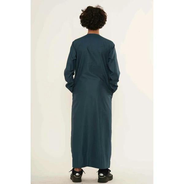 TT-008 - Boy's Emirati Omani Tassel Thobe - Blue - Thobez - 14