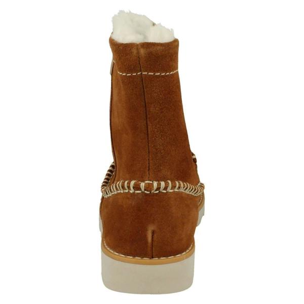 Clarks Girls Clarks Casual Fur Lined Boots Crown Piper