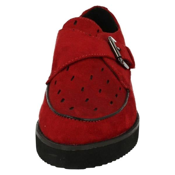 Spot On Ladies Spot On Flat Shoes