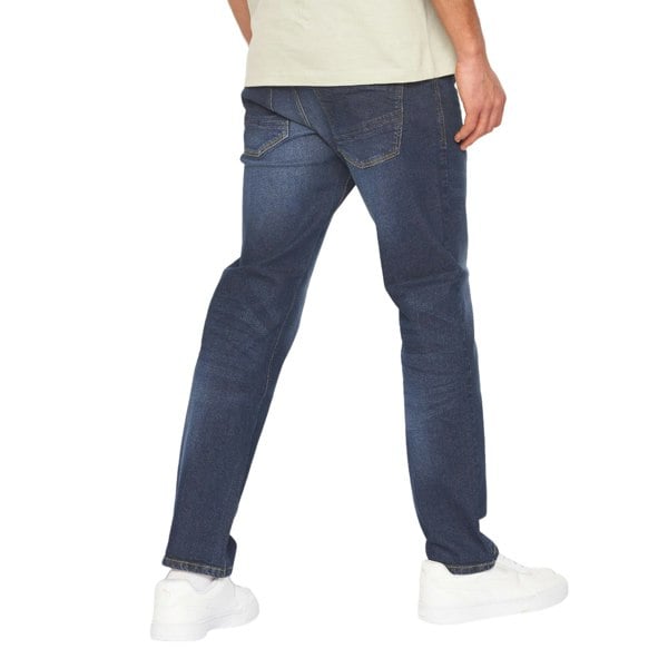 Crosshatch Mens Cadman Straight Jeans - Dark Wash