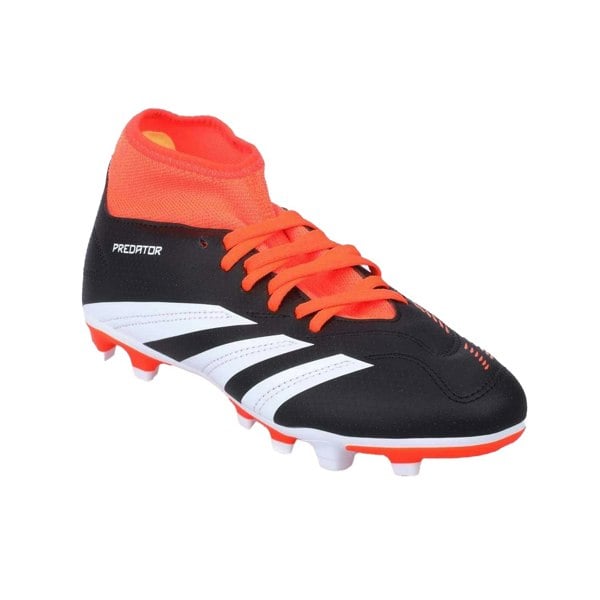 Adidas Childrens/Kids Predator Club Flexible Ground Football Boots - Black/White/Red