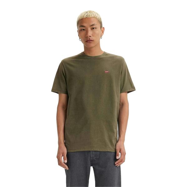 Levis Mens Original Batwing Logo T-Shirt - Olive Night - 