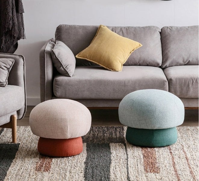 K82 MUSHROOM Kid Footstool, Multiple Color Available-Weilai Concept-Weilai Concept