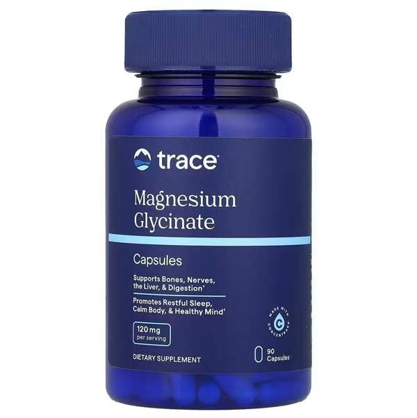 Trace Minerals Magnesium Glycinate, 120 mg - 90 caps