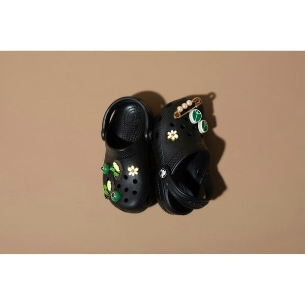 Crocs Kids' Classic Thermoplastic Black Loafers