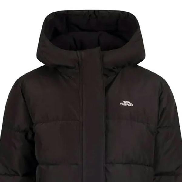 Trespass Childrens/Kids Northridge Long Length Padded Jacket - Black - 