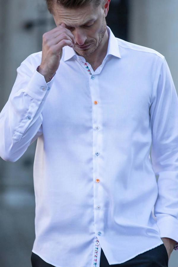 CLASSIC NON-IRON SHIRT TEXTURE SHIRT – Premium Men's Patterned Shirt by Claudio Lugli | Bold Design, Tailored Fit, Best Printed Shirts