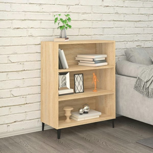 Berkfield Sideboard Sonoma Oak 69.5x32.5x90 cm Engineered Wood