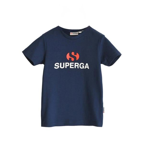 Superga Childrens/Kids Logo T-Shirt - Navy - 