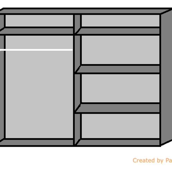 TJ's Furniture Imago White 4 Door Wardrobe
