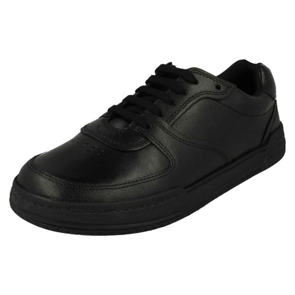 Clarks Senior Boys Clarks Relaxed Style Lace Up School Shoes Fawn Lay Y