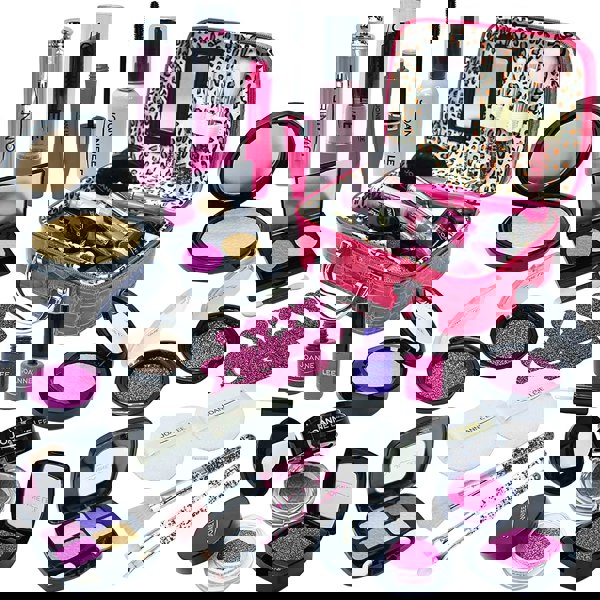 deAO Toys Makeup Toy Set 23 Pieces Safe Non-Toxic Pretend Cosmetic Beauty Set