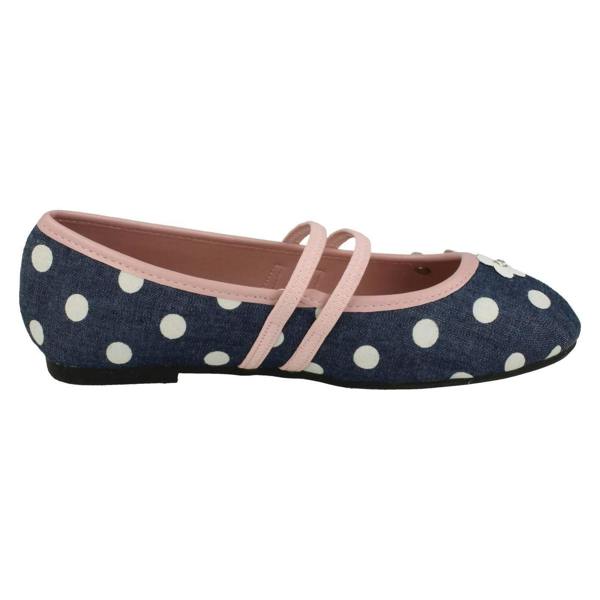 Spot On Girls Spot On Flat Floral Ballerina Shoes