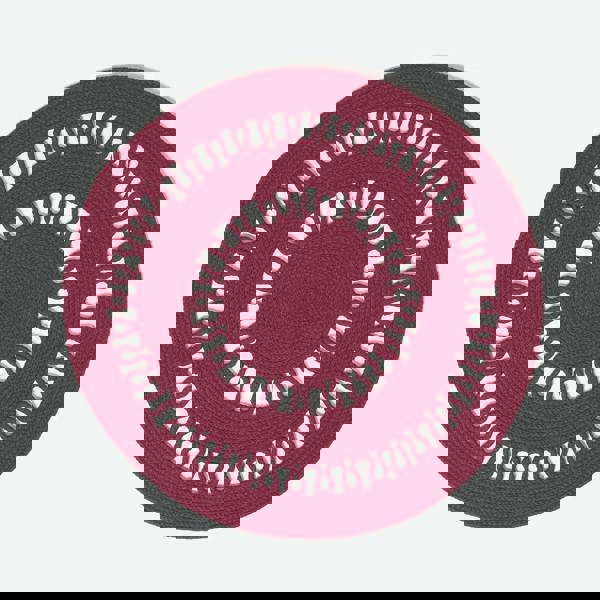 HOMESCAPES Crochet Braided Rug