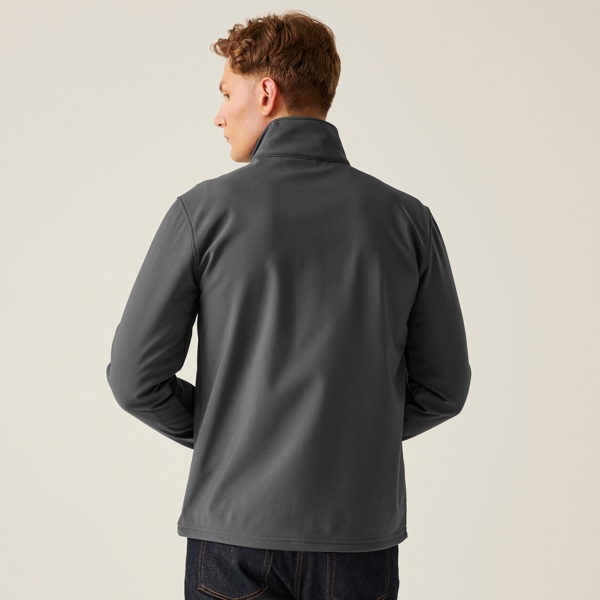 Regatta Men's Octagon II Waterproof Softshell Jacket - Seal Grey / Black