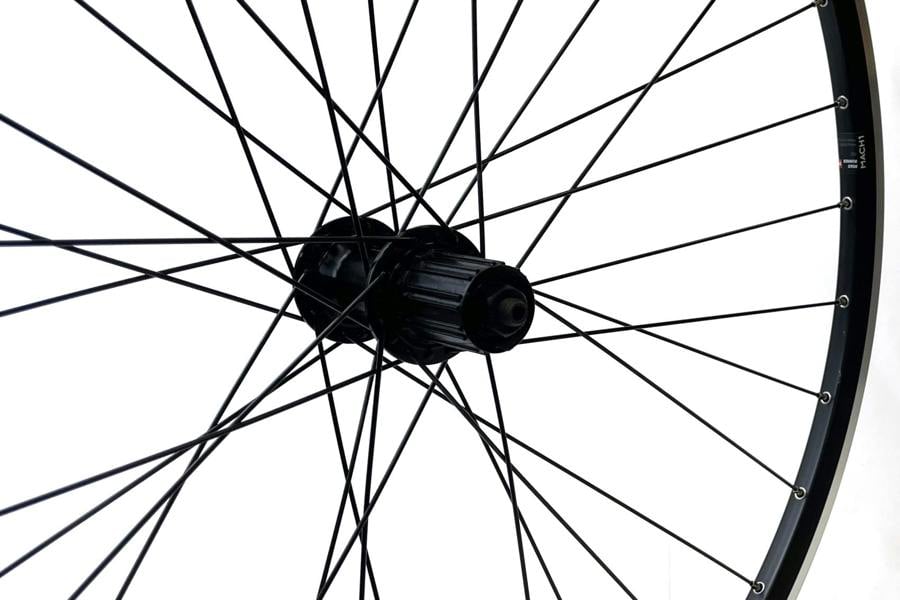 Shimano Cycle Division 700c Wheel Set SHIMANO Hubs Mach1 Rims Black Rim Brakes