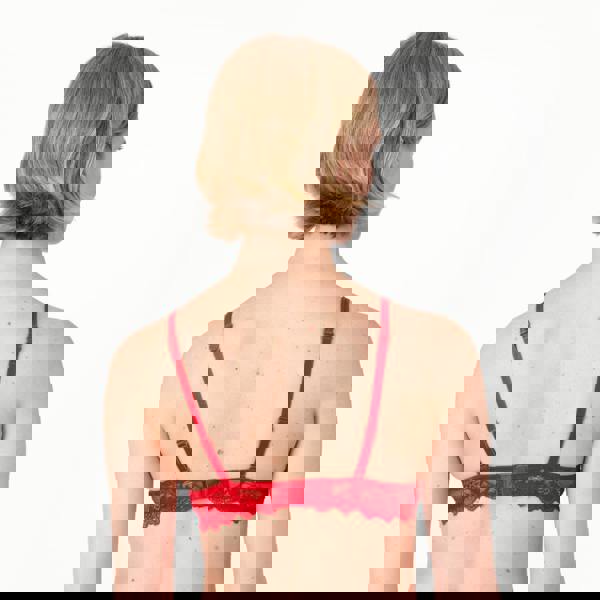 After Eden Anna Lace Single Boost Underwired Gel Bra Red