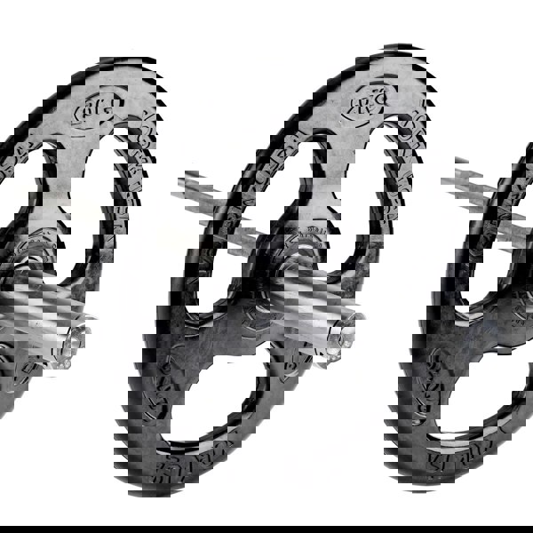 York Barbell ISO-Grip Rubber Olympic Weight Plates 1 x 20kg