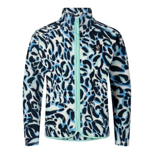 Dare 2B Childrens/Kids Wing It Animal Print Full Zip Fleece Jacket - Blue - 