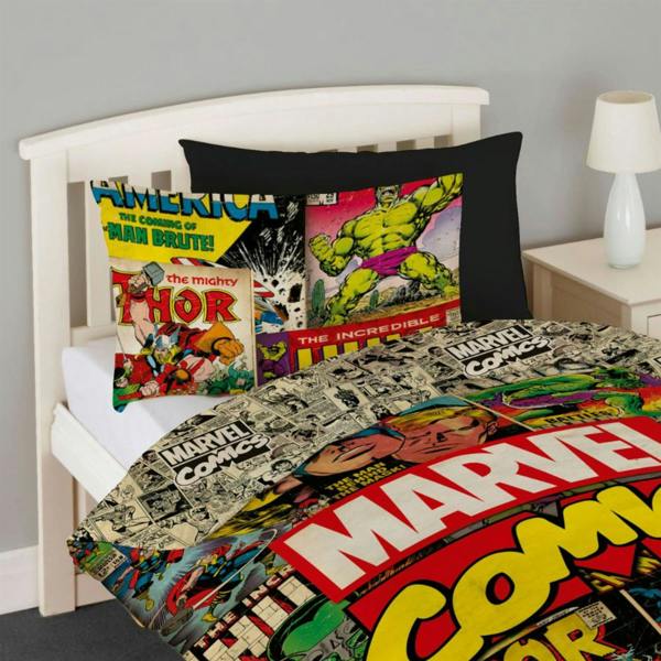 Avengers Comics Multi Duvet Cover Set