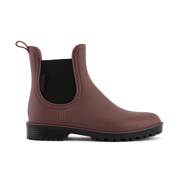 Regatta Womens Lady Harriett II Ankle Wellington Boots - Dark Cherry/Black