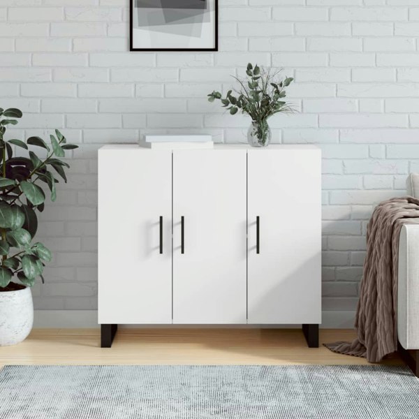 Berkfield Sideboard White 90x34x80 cm Engineered Wood