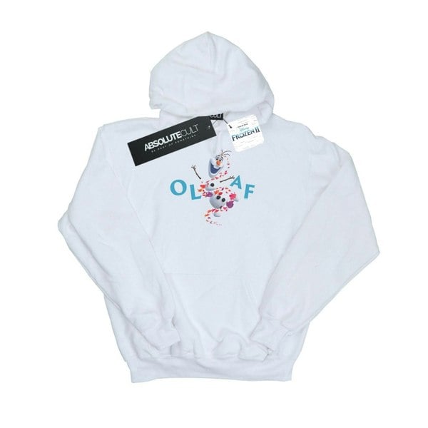 Disney Boys Frozen 2 Olaf Leaf Jump Hoodie - White