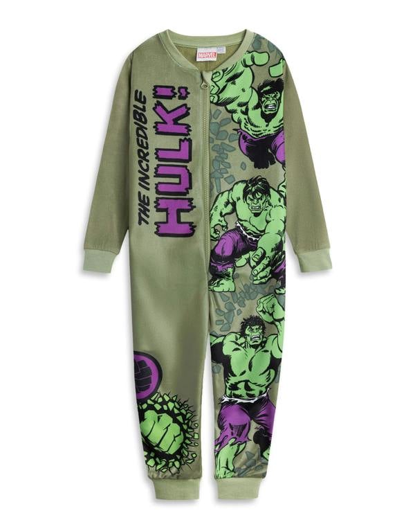 Marvel Boys Green Character Onesie