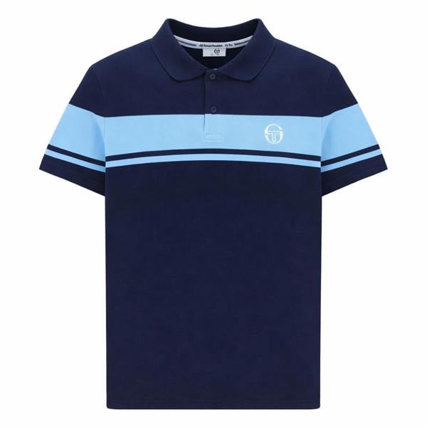 Sergio Tacchini Young Line Polo Shirt Maritime Blue/Baltic Sea