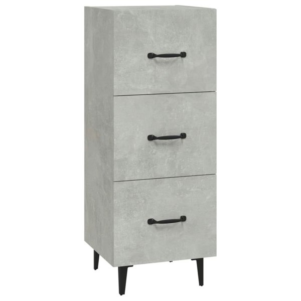 Berkfield Sideboard Concrete Grey 34.5x34x90 cm Engineered Wood