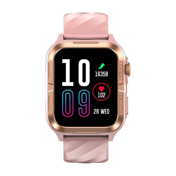 Blackview W10 Pro Bluetooth Calling, GPS & 600mAh Battery Pink Women's Smartwatch