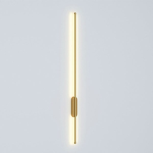 Modern Gold Aluminum Linear LED Wall Lighting Fixture 100cm Wall Lamps Living and Home