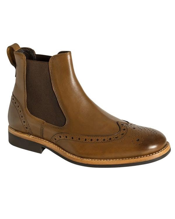 Hoggs of Fife Stanely Semi-Brogue Dealer Boot a stylish dealer boot for men 