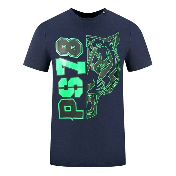 Plein Sport PS78 Design Logo T-Shirt - Navy Blue