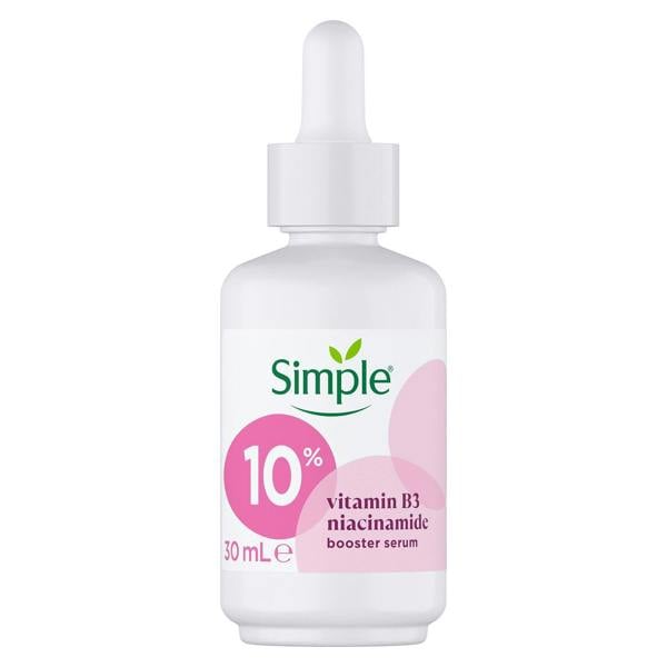 Simple 10% Niacinamide Serum Vitamin B3 Booster Brightening Skin, 30ml