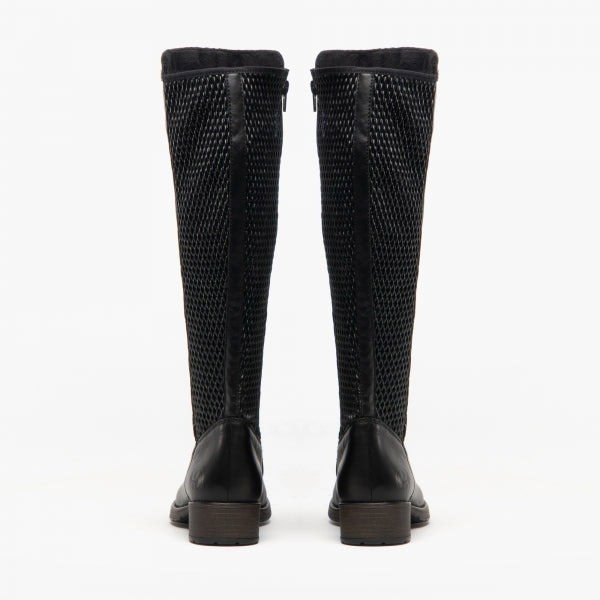 Rieker Z9591-00 Womens Tall Boots - Black