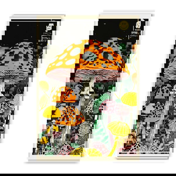 Pipe Dream Psychedelic Mushroom Print Poster by Love Frankie