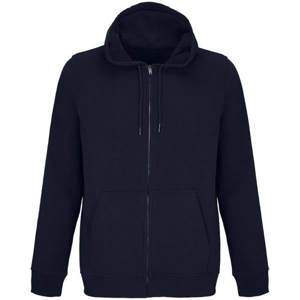 SOLS Unisex Adult Calipso Full Zip Hoodie - French Navy