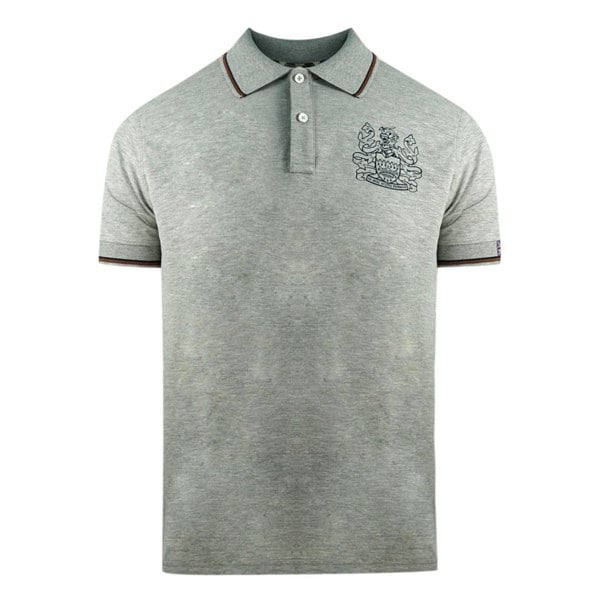 Aquascutum Aldis Crest Polo Shirt - Grey